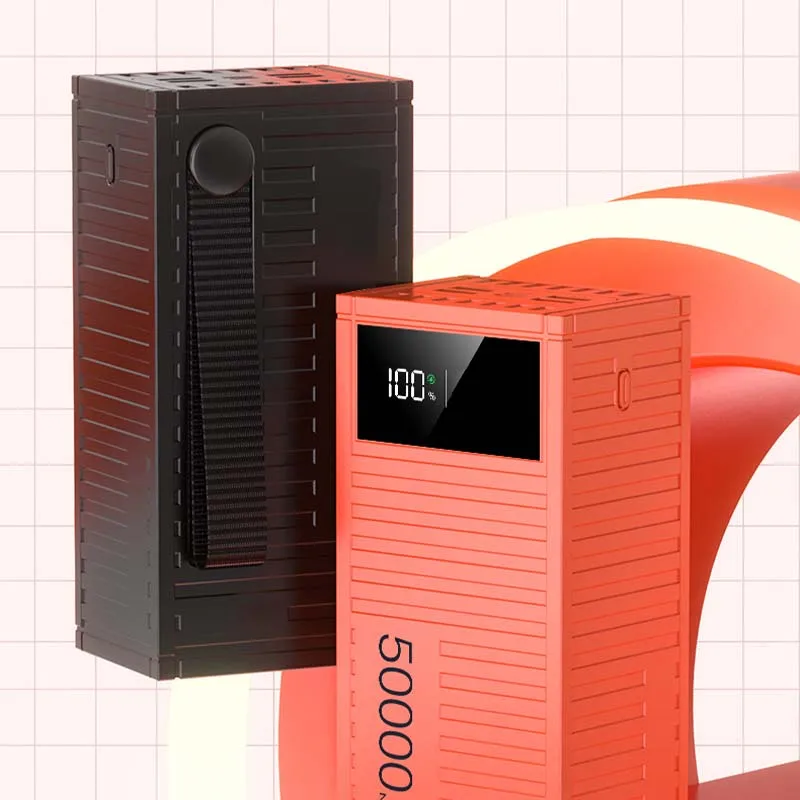 50000mAh Power Bank 22.5W PD QC 3.0 Charger Powerbank Large Battery Capacity Power Station Fast Charging For iPhone Xiaomi