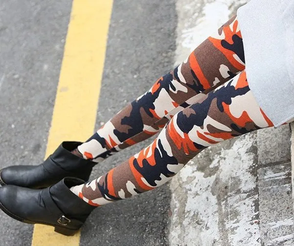 Women Sexy Camouflage Leggings Fitness Military Army Green Leggings Workout Pants  Leggins women Imitation  jeans pants