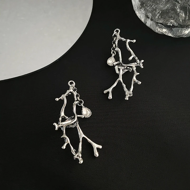 Drop Earrings Pendant Earrings Acrylic Earrings Dangle Earrings Enamel Shell Coral Antlers Branch Jewelry Decoration for Women