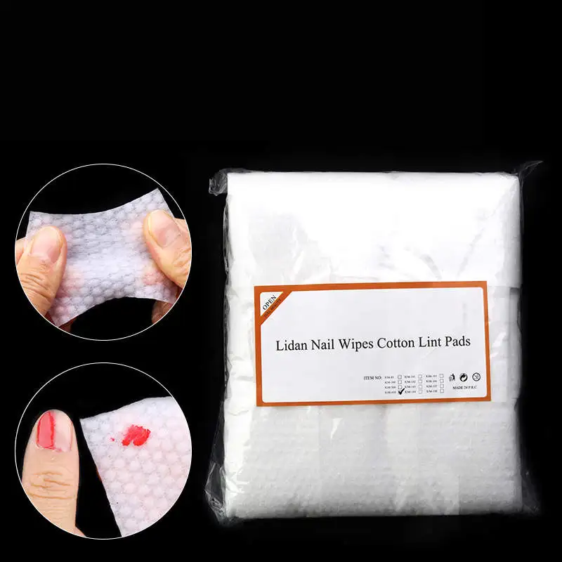 

450pcs Nail Art Lint-Free Wipes Cleaner Paper Pads Polish Gel Remover Wipes Makeup Remover Cotton Nail Pedicure Varnish Tools