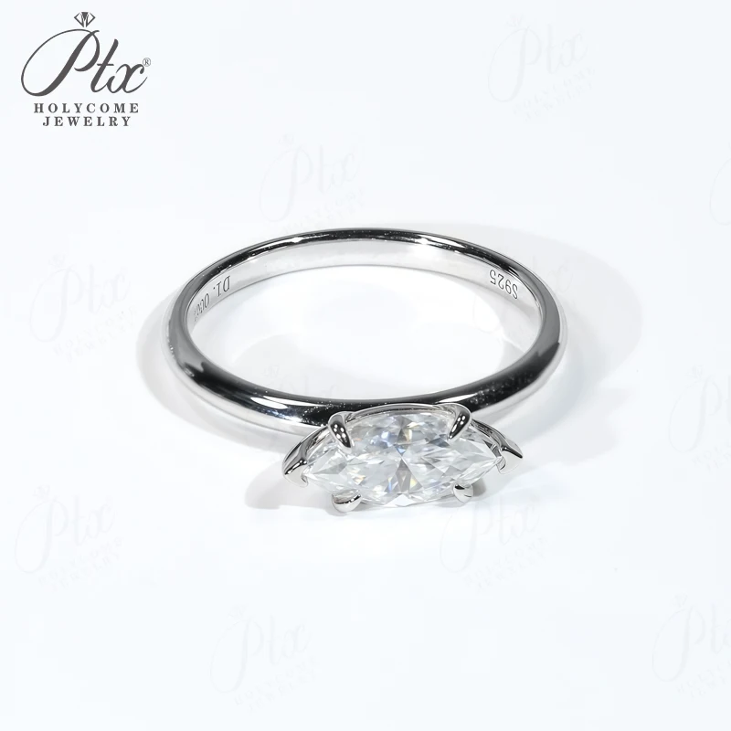 6-Zackiger Ring 18K Gold Moissanit Diamant D-Farbe VVS1 Reinheit Marquise-Form 10K 14K S925 für Frauen Geburtstagsgeschenk Hohe Qualität – Detail 23