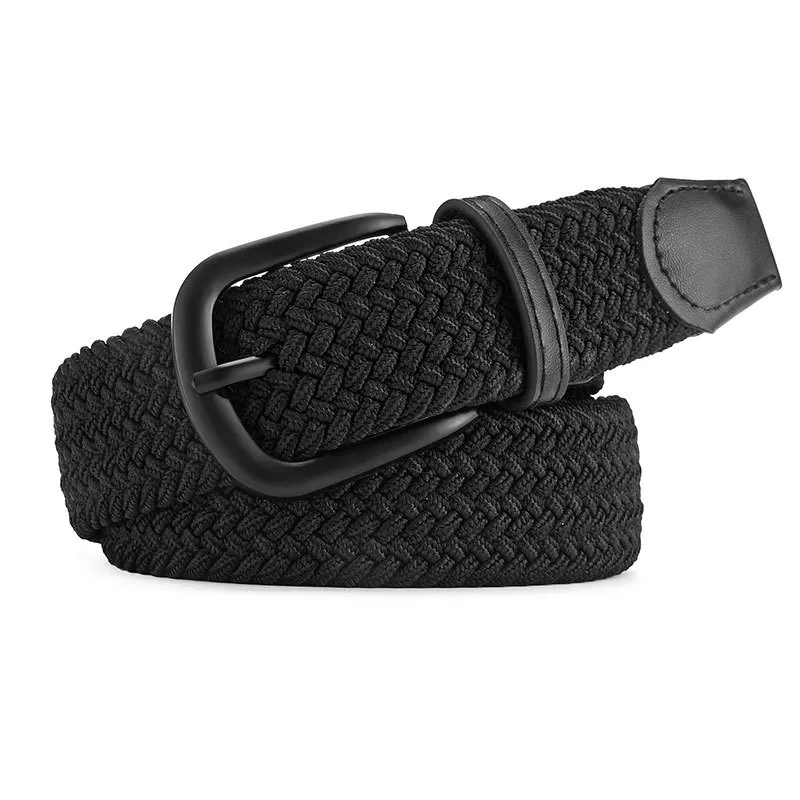 Men'S Casual Woven Elastic Belt For Outdoor Rock Climbing Training Work Men'S Belt Fashion Women'S Belt Paired With Jeans Belt