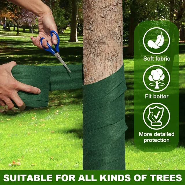 3-Layer Tree Protector Wraps, Winter-proof Protector Wrap Plants Bandage Packing,Tree Trunk Wrap Guard Plants Bandage 5