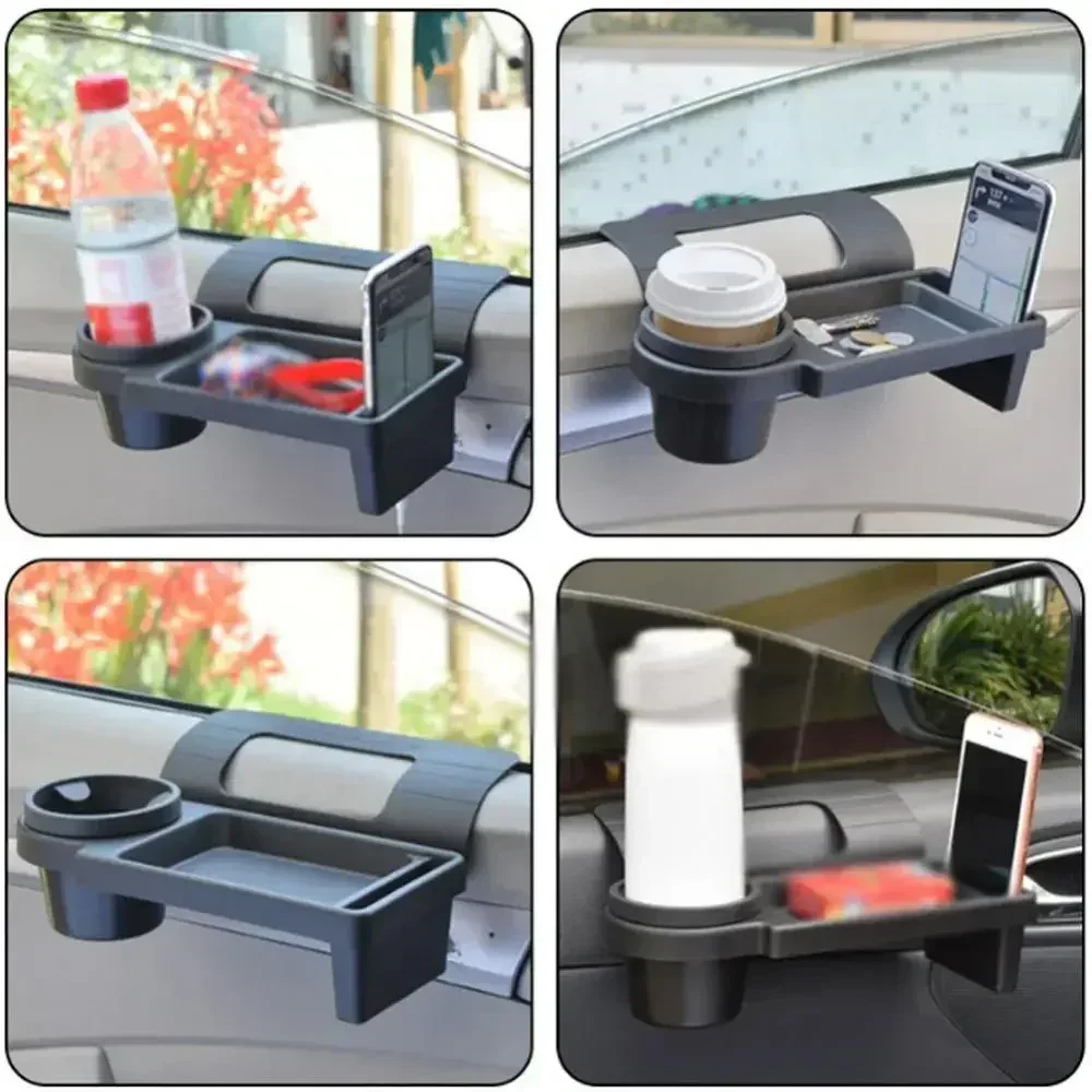 Universal Car Door Organizer – Hanging Storage Rack with Cup Holder, Multifunctional Auto Interior Pocket