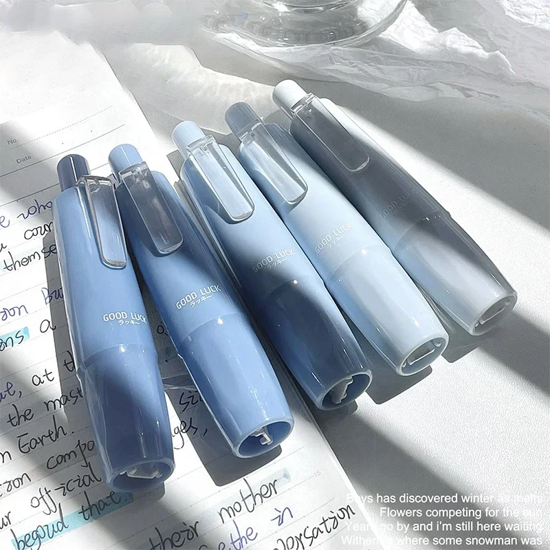 Correction Tape 5mm*6m Press Type Correction Tapes Kawaii White Out Correction Band School Kids Gifts Cute Corrector Tool Office Supplies