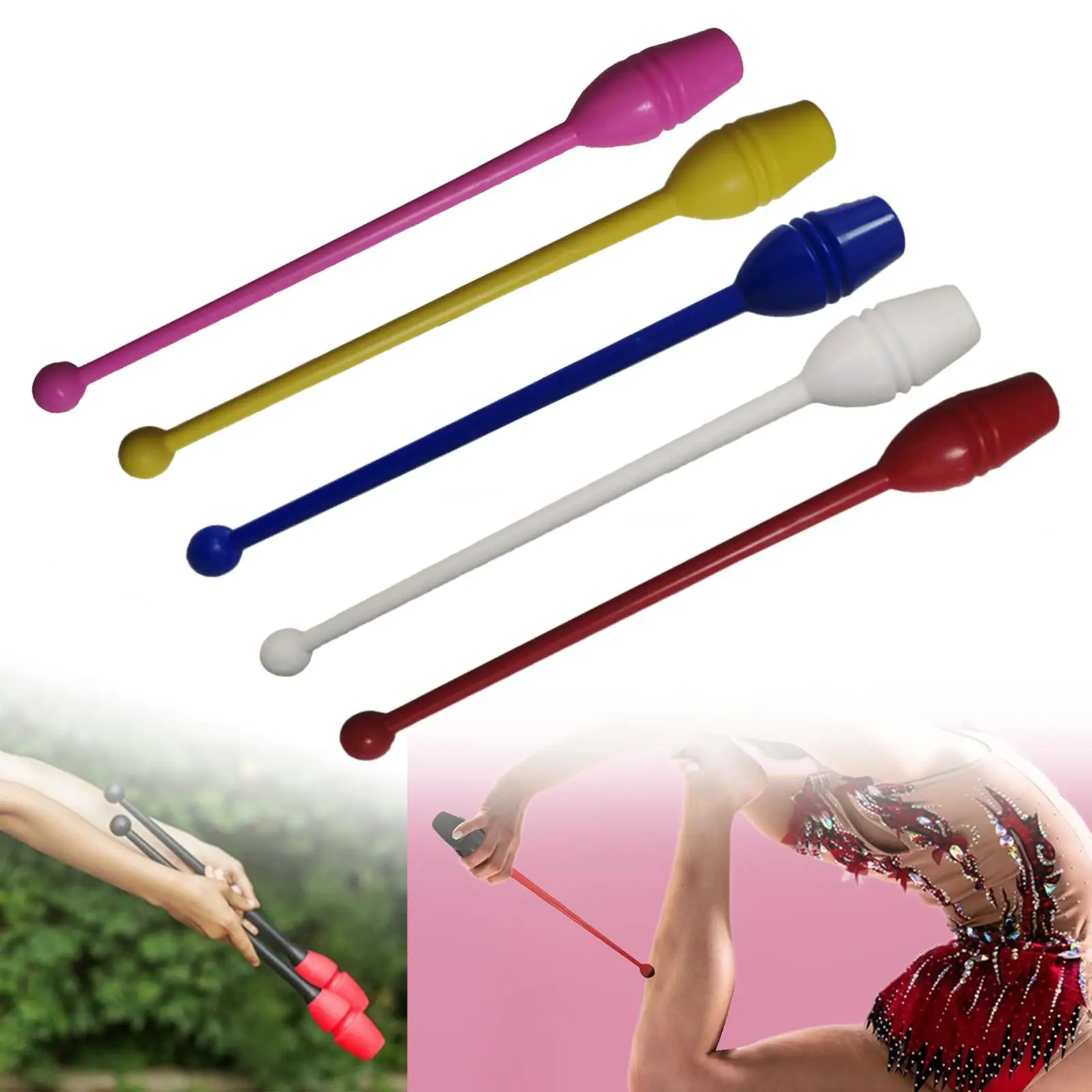 Gymnastics Stick Training Device 13.8'' Gymnastic Bar for Children Adults Competition