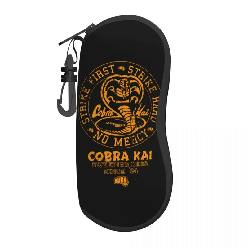 

Cobra Kai Glasses Case Lightweight Karate Kid Eyewear Protector Vintage Glasses Box