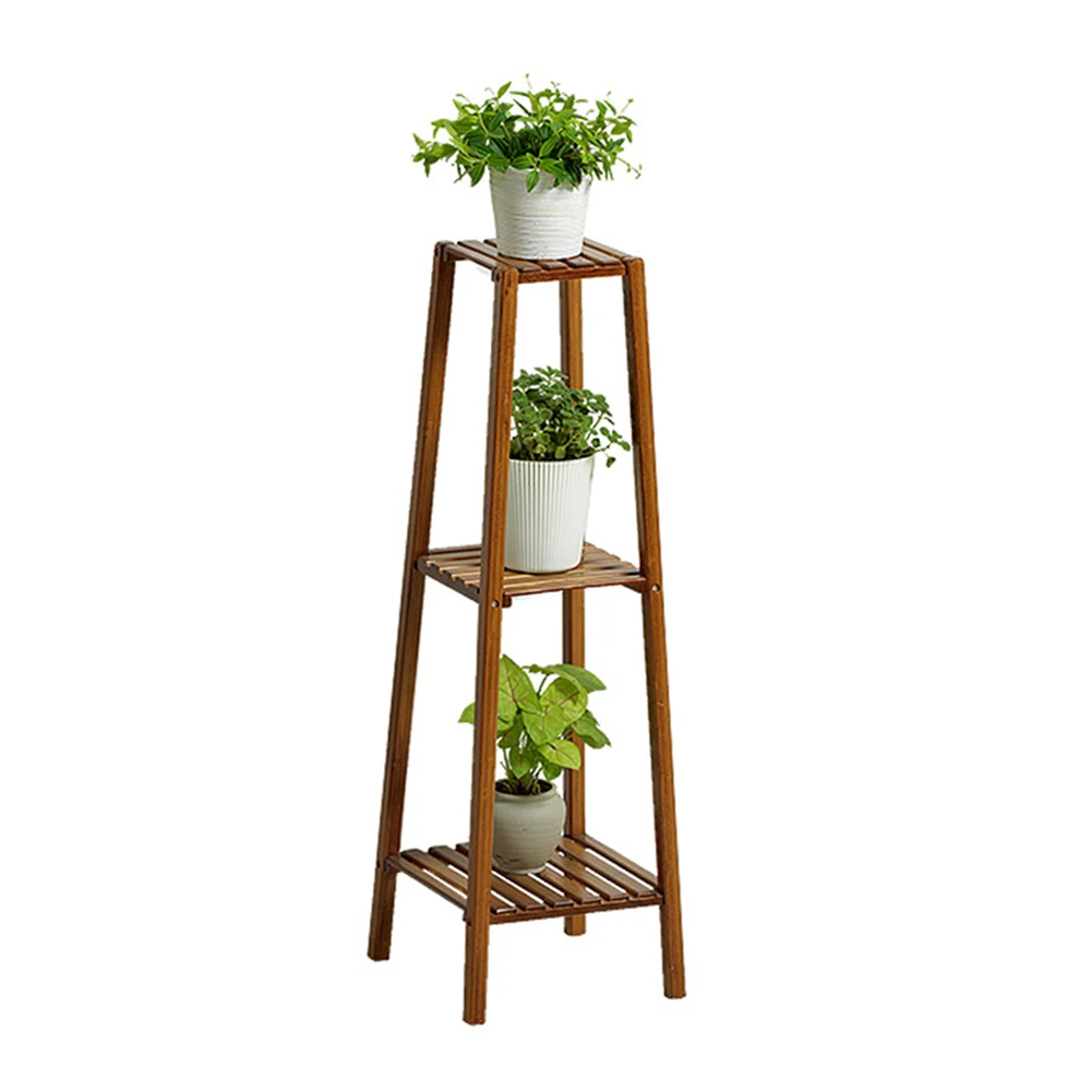 【Breeins】Vintage Tiered Indoor Plant Stand Solid Wood Display Shelf Plants Storage Decoration Home Office Outdoor