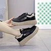 2024 Spring New Soft soled Sports Style Women's Versatile Board Shoes Thick soled Height Increasing Fashionable Casual Shoes 2