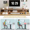 Computer Desk with Keyboard Tray, 47 Inch Office Monitor Stand and Storage Shelves, Music Studio Workstation, Work Table 5
