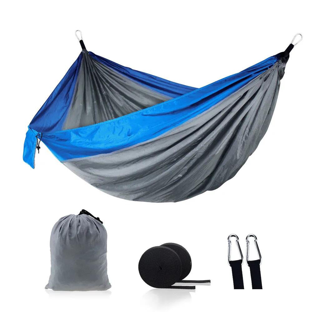 1 Person Camping Hammock With Two Tree Straps Portable Hammocks 87x36inch For Backpacking Travel Beach Backyard Hiking Outdoor 