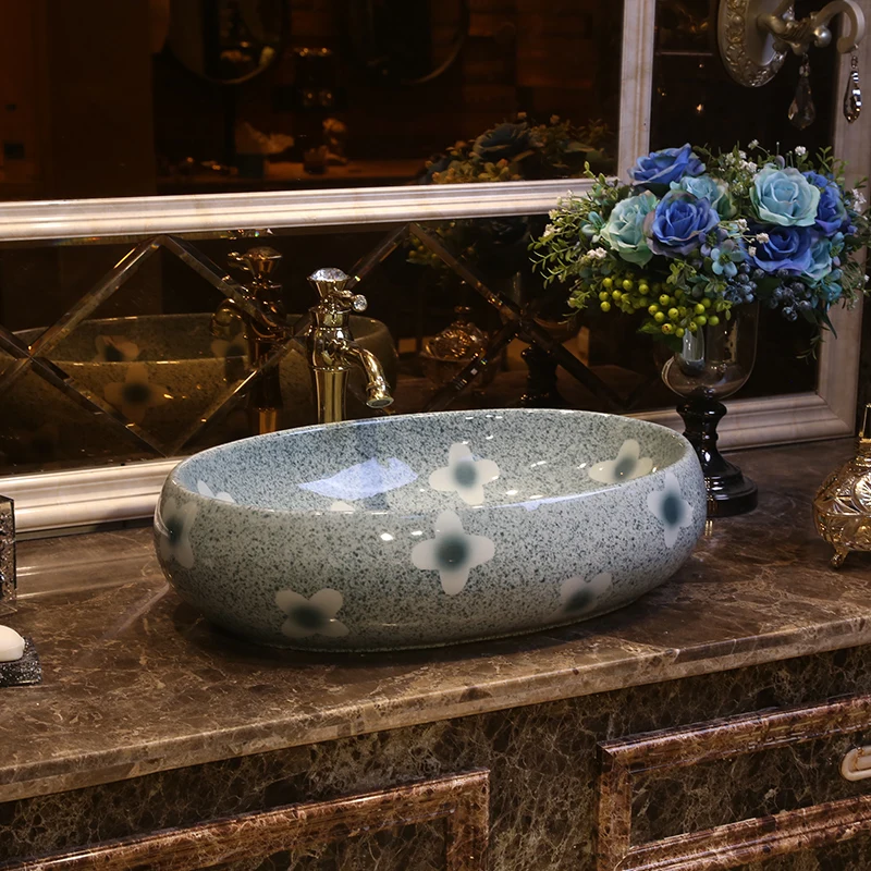 Porcelain wash basin sink ceramic basin sink Counter Top Wash Basin bathroom sinks ceramic sink  (3)