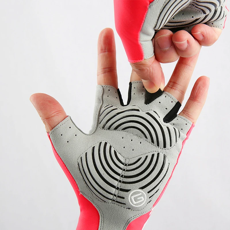 GIYO Summer Cycling Gloves For Mountain Road Bike Breathable Half-finger Gloves Men Women Sports Riding Shockproof Bike Gloves 5