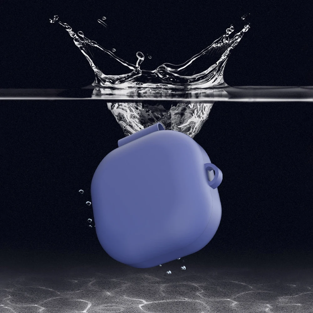 

Silicone Cover with Metal Lock Clip for Samsung Galaxy Buds 2 Pro Buds 2 Buds Live Durable and Convenient Attachment