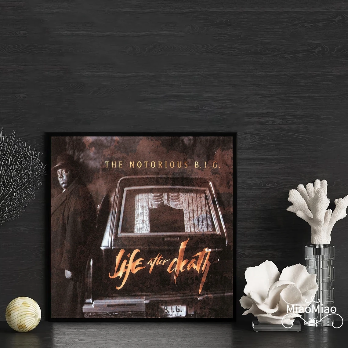 Il Famoso B.I.G. Life After Death Music Album Cover Poster Canvas Art Print Home Decor Pittura Murale (Senza Cornice)