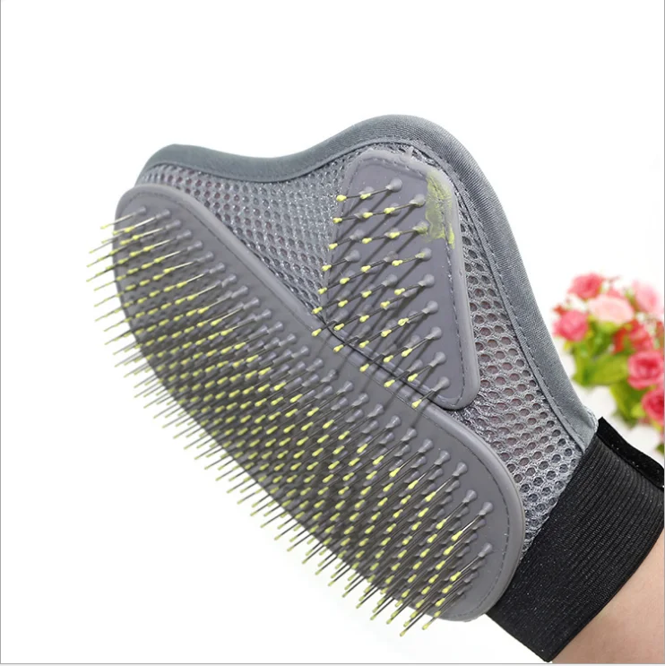 Pet Grooming Gloves Cat Grooming Brush for Dog Cat Medium-Long Hair