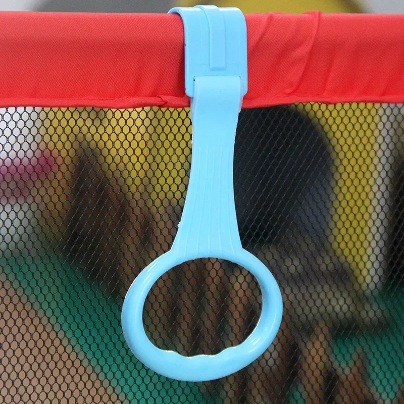 IMBABY 4pcs/lot Baby Pull up Rings thicker Baby Crib Pull Rings Walking Exercises Assistant Hanging Ring Playpen
