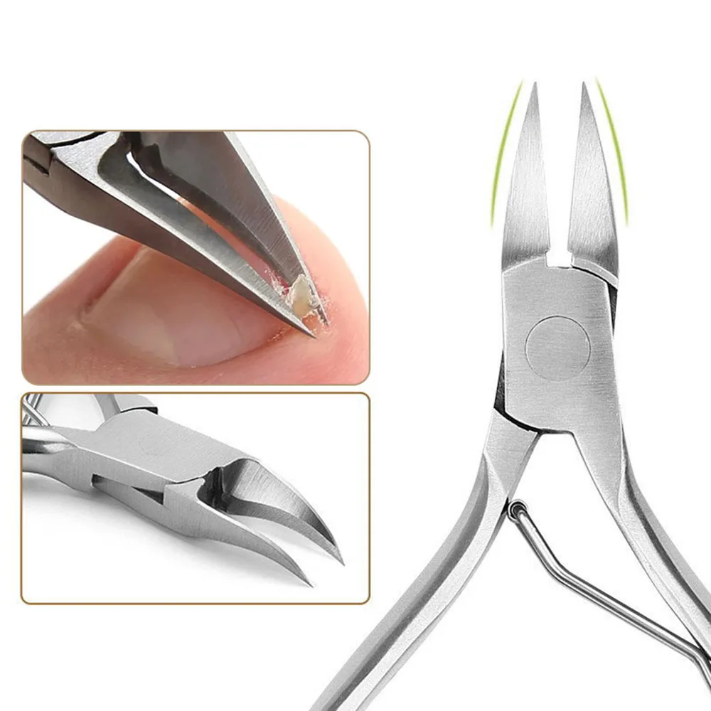 

Toe Foot Clippers Nail Cutter Ingrown Nail Clippers Dead Skin Nail Art Pedicure Care Stainless Steel Cuticle Toe Nail Clippers