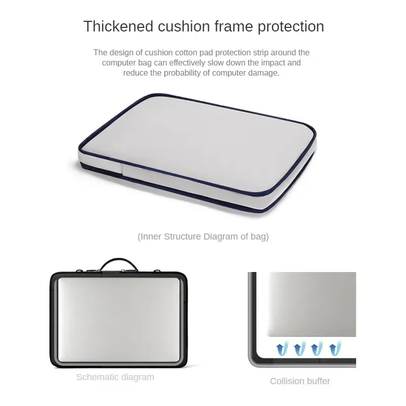 GOLFショルダーストラップ付き専門ノートパソコンバッグエグゼクティブ