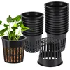 10/20Pcs 3 Inch Heavy Duty Net Pots Hydroponic Cups Garden Slotted Mesh Net Cups Plant Nursery Net Pots for Hydroponics Slotted 1
