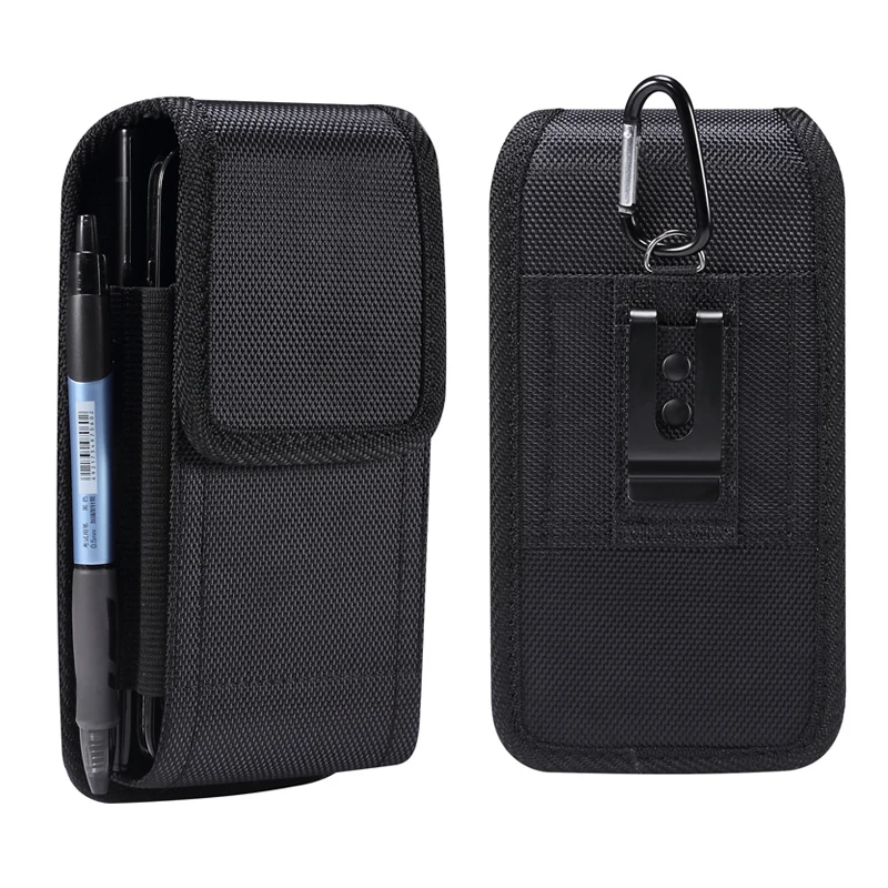 

Double Layer Phone Holder Pouch For Samsung S23FE S24 Ultra Belt Clip Waist Bag For Galaxy S23 Ultra S22 S21 S20 Plus S10E S9 S8