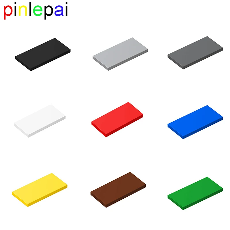

Pinlepai Bricks 87079 2x4 Smooth Tiles Flat Tile Thin Blocks Blank Panel Moc Building Block Parts Brick Part Toys For Children