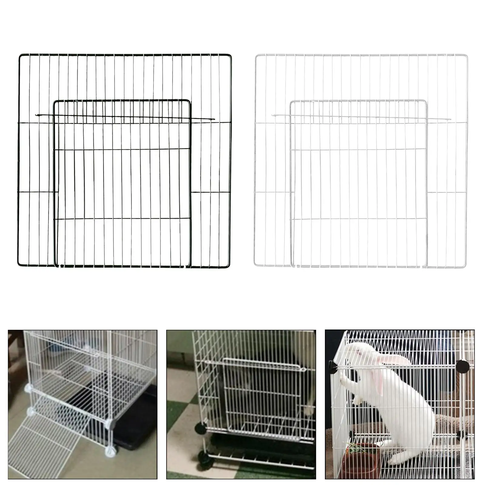 Portable Pet Playpen Door, Cage DIY Metal Wire Supplies, Expandable, Wire Fence for Puppy Turtle