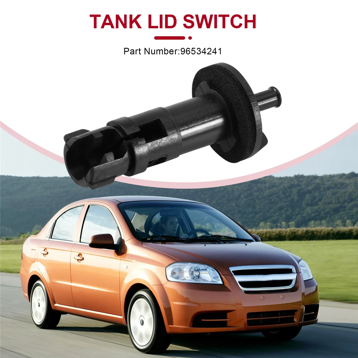 CHEVROLET Aveo 2004-2011 용 가스 연료 탱크 필러 문짝 래치 965..