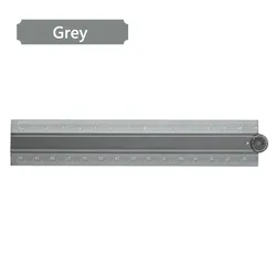 30cm Aluminum Alloy Multifunctional Folding Ruler for Measuring and Drawing Tasks (Silver)