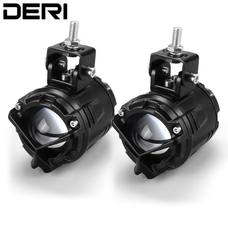 

LED Spotlights Fog Lamp Car Dual Color DRL Auxiliary Light 12V Headlight Work Lamp High Low Mixed Beam For Auto Moto Bus Offroad