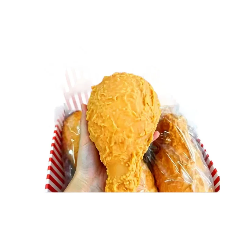 Realistic Fried Chicken Squishy Stress Relief Toy Sensory Fidget_voghion.com
