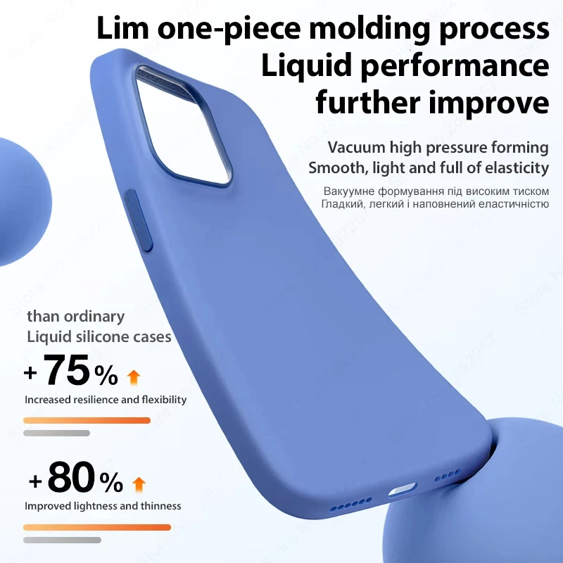 Premium Liquid Silicone Protective Phone Case - Sleek & Durable Bumper Cover