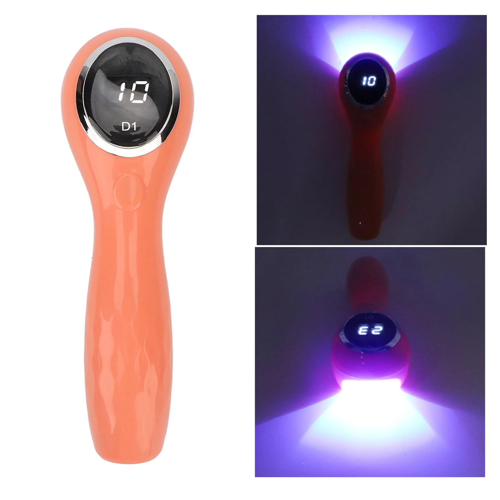 

Mini Handheld Nail Dryer Lamp 5W USB Charging 3pcs Light Chips Portable LED Nail Gel Polish Curing Light Manicure Tool