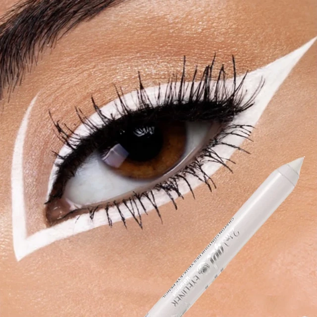 Nero bianco impermeabile Eye Liner penna girevole di lunga durata bellezza  cosmetica non fioritura spessa Eyeliner Gel matita strumenti per il trucco  - AliExpress