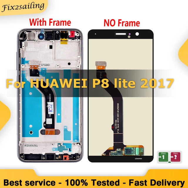 Huawei P8 Lite 2017 LCD/hiçbir çerçeve PRA-LA1 PRA-LX1 ekran dokunmatik  ekran Digitizer P9 Lite 2017 ekran ekran - AliExpress