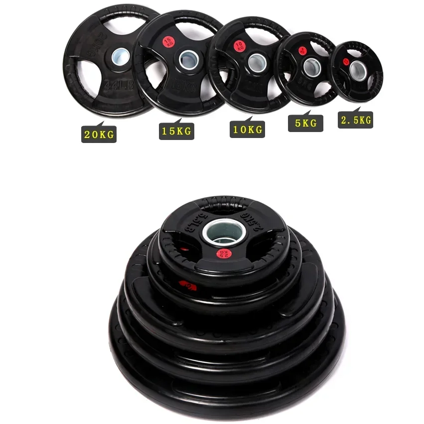2-inch three-hole barbell piece sports fitness equipment accessories suitable for family Gymnasium
