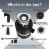 Household 1HP Kitchen Sink Food Waste Disposer Garbage Disposal Machine For Food Shredder 5