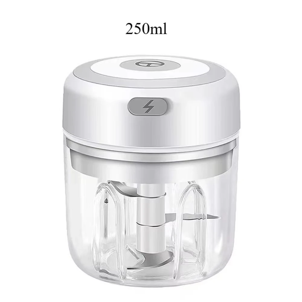 Hachoir à ail électrique 250ML, hachoir à légumes, Mini hachoir à ail USB, hachoir à oignon, petit robot culinaire Portable