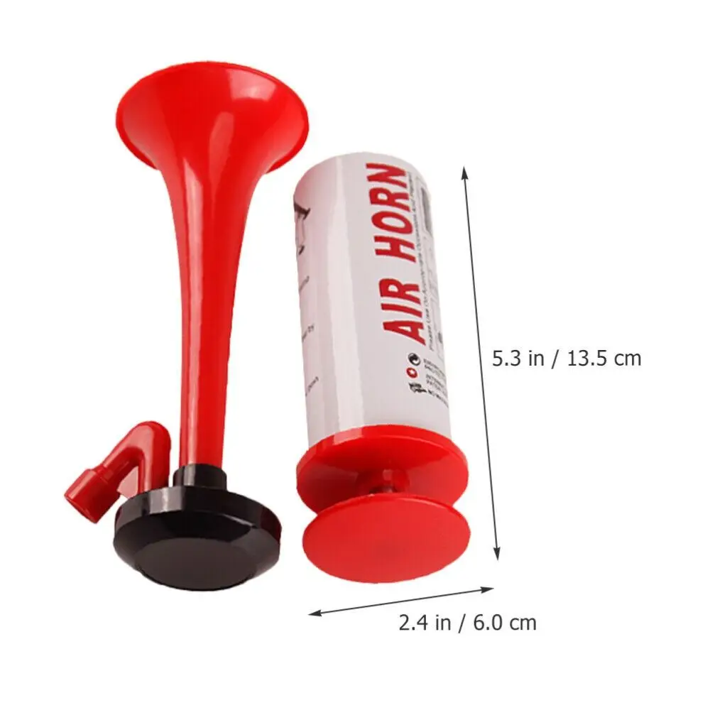 Plastic Horn Bicycle Horn Handheld Air Horn Portable Air Pump Horn Party Accessories Security Emergency Horns Fire Alarm