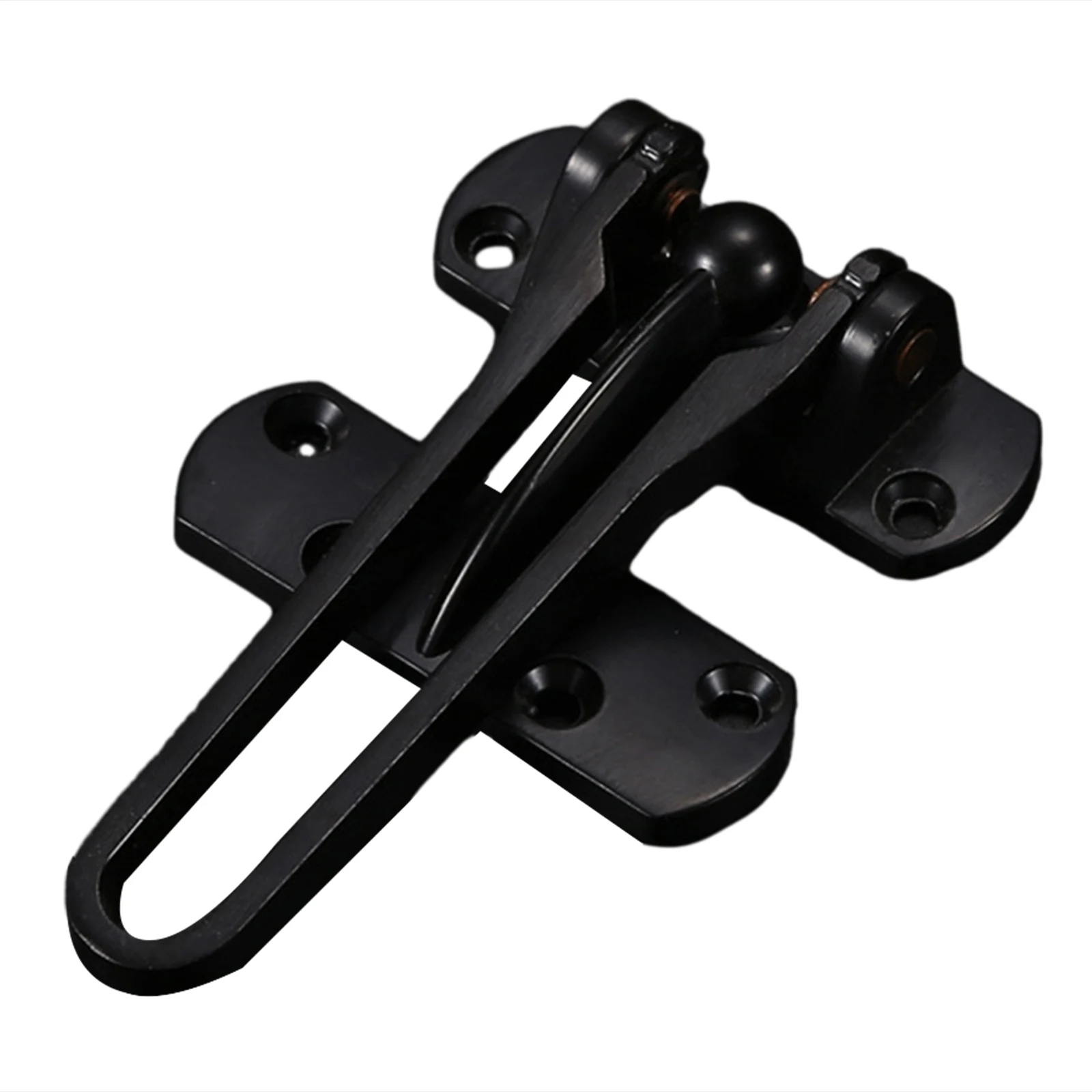 Antitheft Stainless Steel Door Buckle Lock Chain Solid Construction Easy Installation Wide Range of Applications