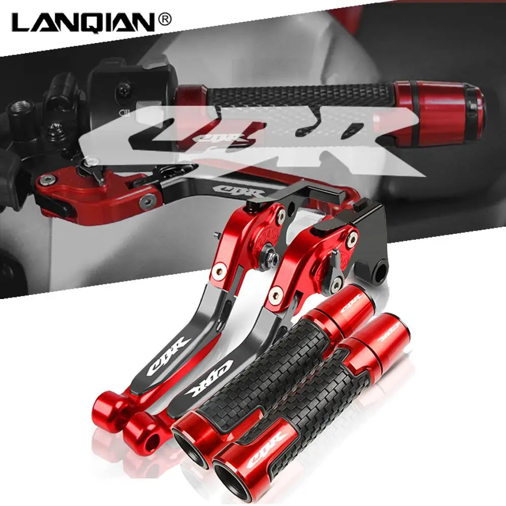 

Motorcycle Brake Clutch Levers Handlebar Grips Ends For Honda CBR 600 CBR 500 600 650 F R RR 1100RR FIREBLADE/SP 2019 2020 2021