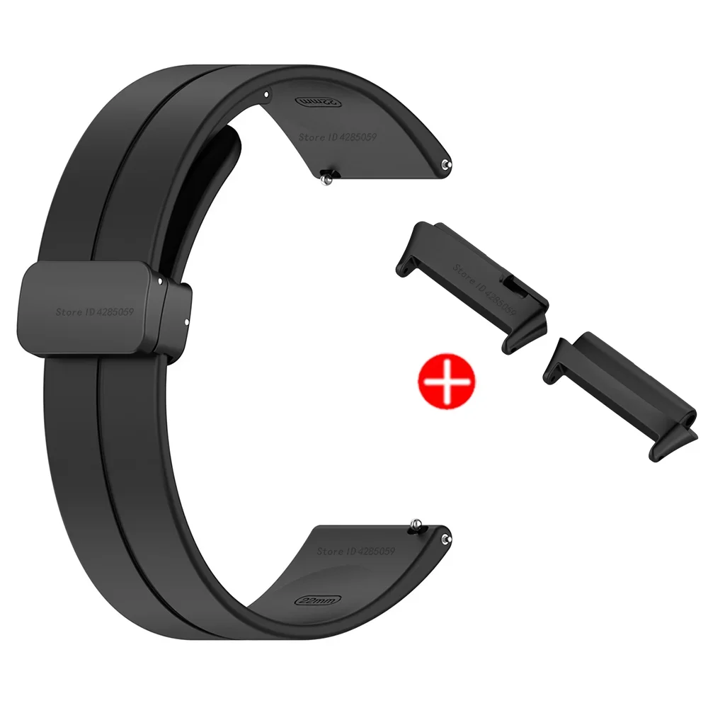 Redmi Watch 3 용 실리콘 손목 밴드 Redmi Watch 3/4 SmartWatch 밴드 액세서리 용 액티브 스트랩 마그네틱 접이식 버클 팔찌