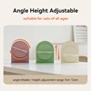 Detachable pet cat and dog bowl protects cervical vertebrae against upset height adjustable pet ceramic bowl 3