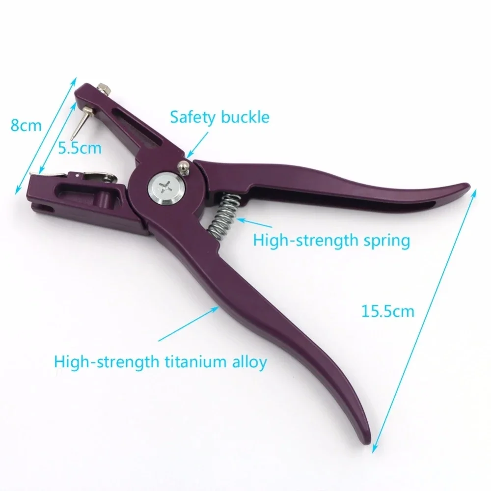 Livestock Metal Ear Tag Pliers 1 Pcs with Ear Tag Needle for Animal Thorn Tongs for Swine Cow Sheep Rabbit Identification livestock ear tags animal ear pliers