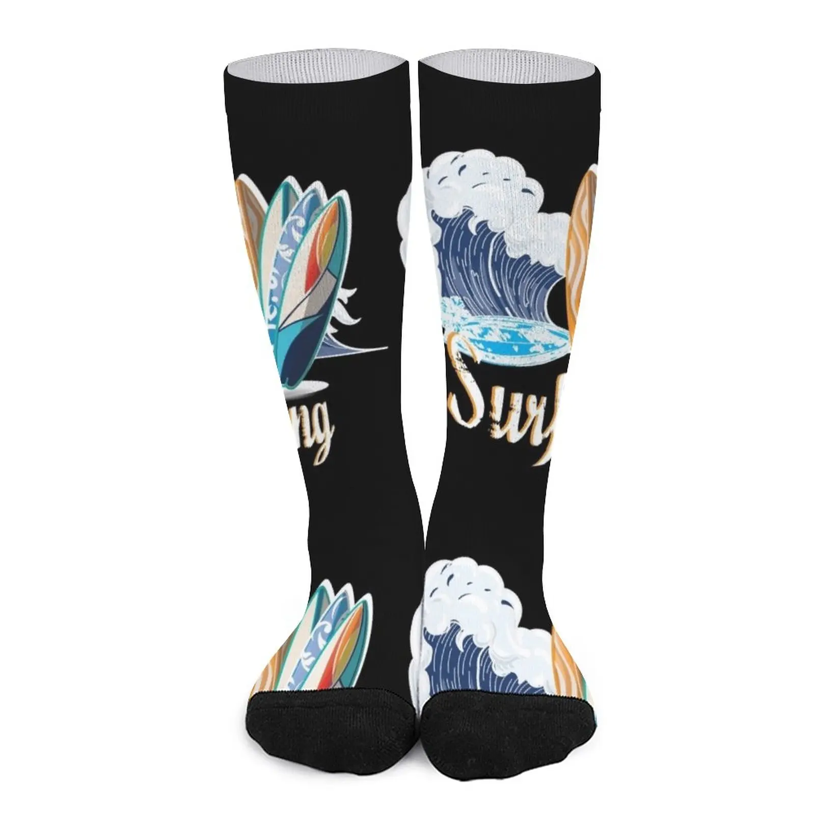 

Surfboard Big Wave Socks Male sock Fun socks hiphop