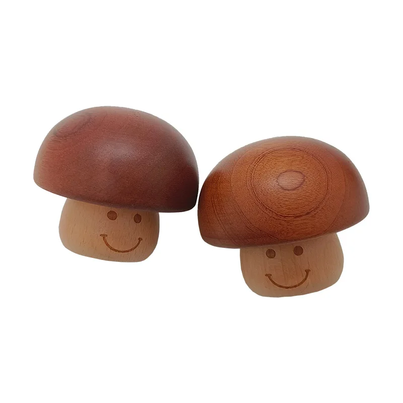 Mushroom Music Box Mini Cute Wooden Musical Box Desktop Decoration Birthday Gift Music for Castle in the Sky,You Are My Sunshine