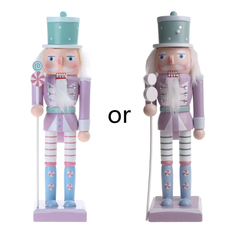 

25 см рождественские деревянные конфеты щелкунчики солдатская вечеринка кухонный декор подарок