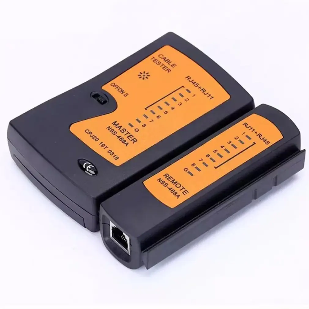 네트워크 케이블 테스터 Rj45 Rj11 Rj12 Cat5 Utp 전문 LAN 이더넷 도구 감지기 휴대용 네트워킹 도구 네트워크 수리 도구