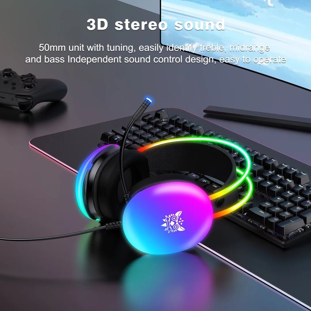 ONIKUMA X25 RGB Headset 2