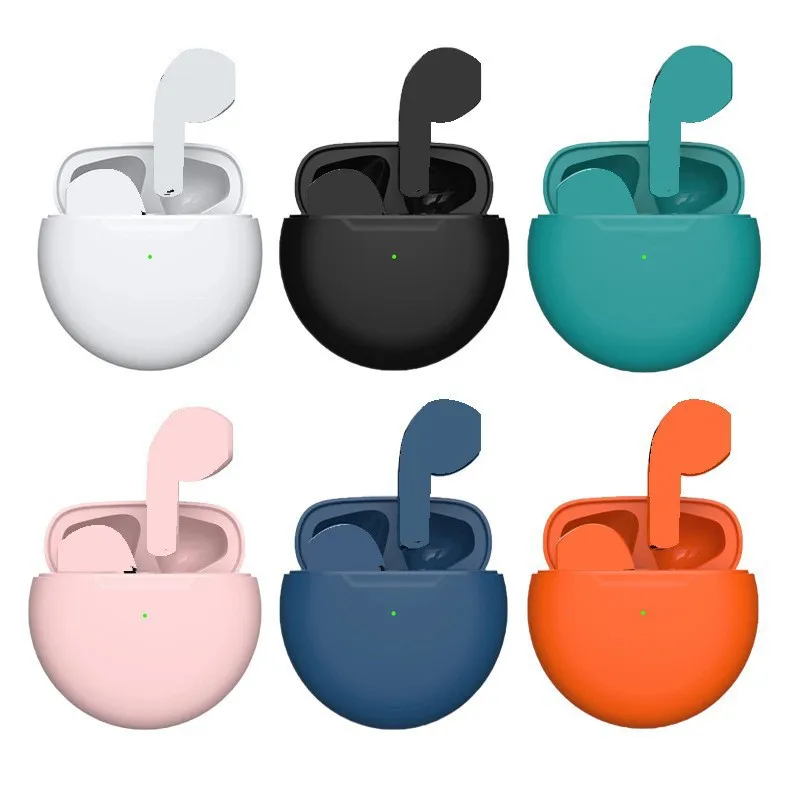 

J6 True Wireless Bluetooth Headset PRO6 Headset TWS Touch Noise Reduction Half in-Ear True Stereo